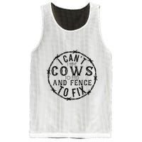I CanT Have Cows To Feed And Fence To Fix Farmer Mesh Reversible Basketball Jersey Tank