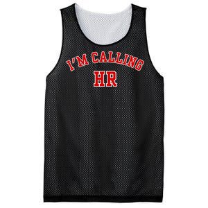 IM Calling Hr Funny Human Resource Mesh Reversible Basketball Jersey Tank