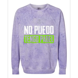 I CanT Have Padel Tennis Padel Padel Players Colorblast Crewneck Sweatshirt