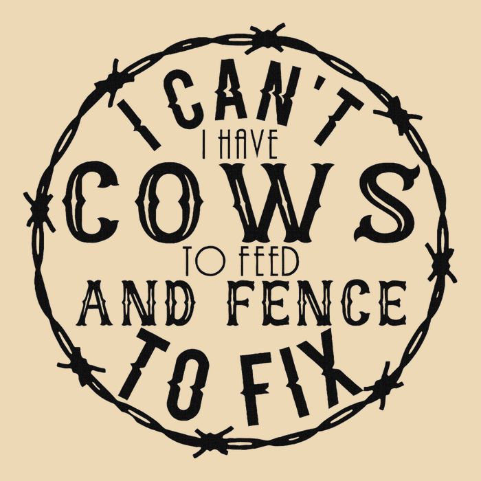 I CanT Have Cows To Feed And Fence To Fix Farmer Vintage Bag