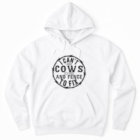 I CanT Have Cows To Feed And Fence To Fix Farmer Vintage Hoodie