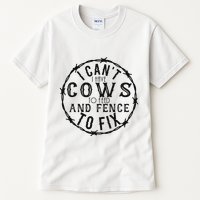I CanT Have Cows To Feed And Fence To Fix Farmer Vintage Tall T-Shirt