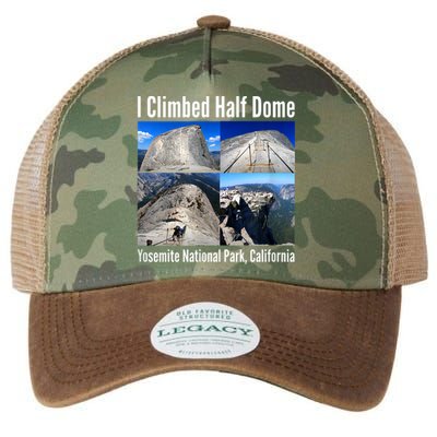 I Climbed Half Dome, Yosemite National Park, California Legacy Tie Dye Trucker Hat