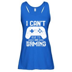 I Cant Hear You I Am Gaming Game Lover Gift Cool Gift Ladies Essential Flowy Tank