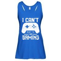 I Cant Hear You I Am Gaming Game Lover Gift Cool Gift Ladies Essential Flowy Tank