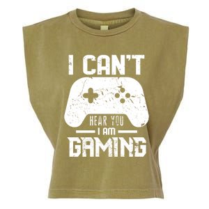 I Cant Hear You I Am Gaming Game Lover Gift Cool Gift Garment-Dyed Women's Muscle Tee