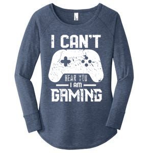 I Cant Hear You I Am Gaming Game Lover Gift Cool Gift Women's Perfect Tri Tunic Long Sleeve Shirt