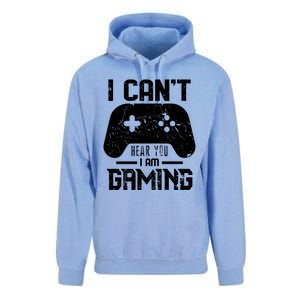 I Cant Hear You I Am Gaming Game Lover Gift Cool Gift Unisex Surf Hoodie