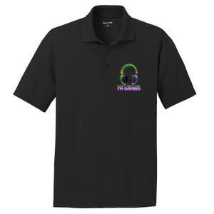 I CanT Hear You IM Gaming Addicted Gamer Graphic Cool Gift PosiCharge RacerMesh Polo