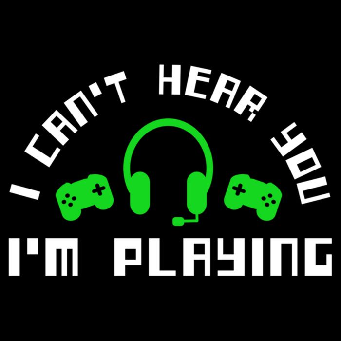 I Cant Hear You I Am Playing Gaming Headset Gift Cooling Performance Crew T-Shirt