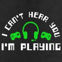 I Cant Hear You I Am Playing Gaming Headset Gift Adult Drive Performance Visor