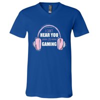 I CanT Hear You IM Gaming Funny Gamer Headset Cool Gift V-Neck T-Shirt