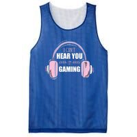 I CanT Hear You IM Gaming Funny Gamer Headset Cool Gift Mesh Reversible Basketball Jersey Tank