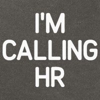 Im Calling HR Funny Jokes Sarcastic Cotton Canvas Backpack