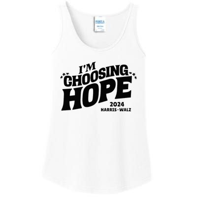 IM Choosing Hope Kamala Harris Tim Walz Waltz 2024 Ladies Essential Tank