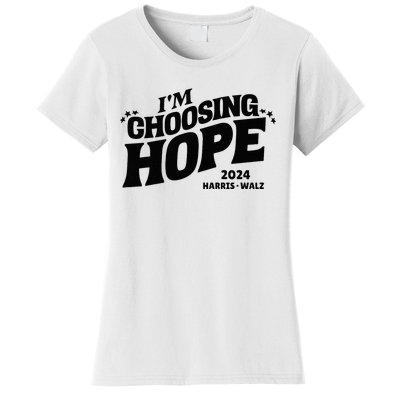 IM Choosing Hope Kamala Harris Tim Walz Waltz 2024 Women's T-Shirt