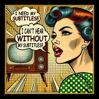 I CanT Hear Need Subtitles Watch Loud Tv Humorous T-Shirt