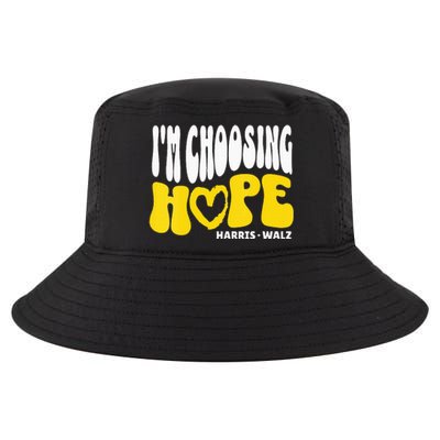 Im Choosing Hope Kamala Harris Tim Walz Waltz 2024 Cool Comfort Performance Bucket Hat