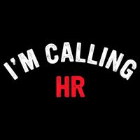I'm Calling HR Apparel Cropped Pullover Crew