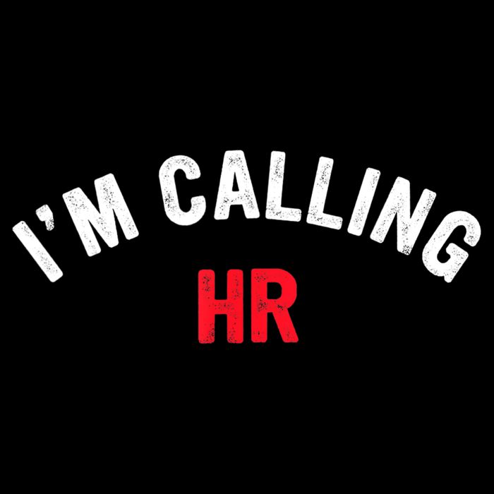 I'm Calling HR Apparel Cropped Pullover Crew