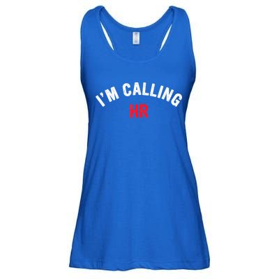 I'm Calling HR Apparel Ladies Essential Flowy Tank