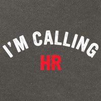 I'm Calling HR Apparel Cotton Canvas Backpack