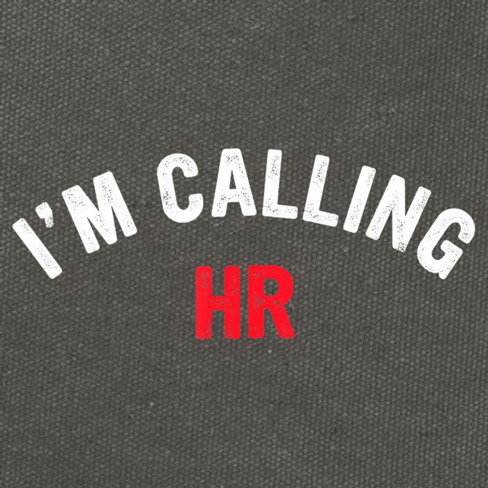 I'm Calling HR Apparel Cotton Canvas Backpack