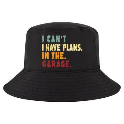 I Can't I Have Plans In The Garage Gift Cool Comfort Performance Bucket Hat