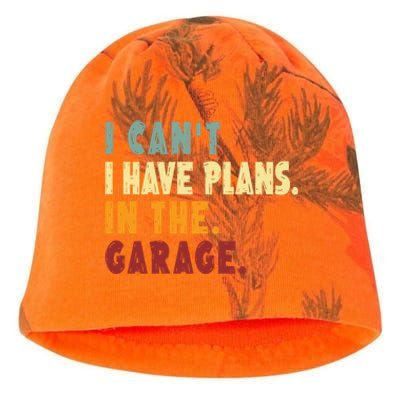 I Can't I Have Plans In The Garage Gift Kati - Camo Knit Beanie