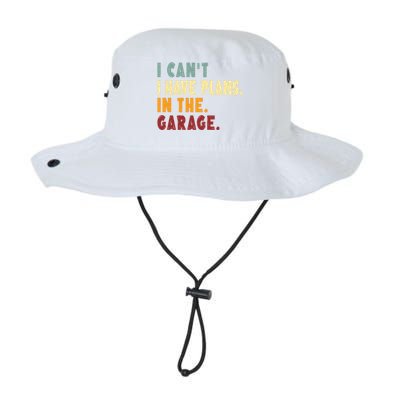 I Can't I Have Plans In The Garage Gift Legacy Cool Fit Booney Bucket Hat