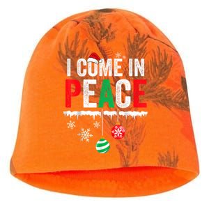 I Come In Peace IM Peace Funny Matching Couple Christmas Kati - Camo Knit Beanie