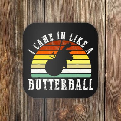 I Came In Like A Butterball Funny Thanksgiving Coaster