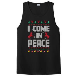 I Come In Peace I Come In Peace IM Peim Peace Xmas Matching Couples Christmas PosiCharge Competitor Tank