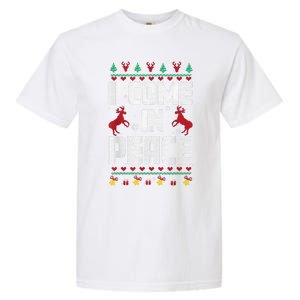 I Come In Peace I Come In Peace IM Peim Peace Xmas Matching Couples Christmas Garment-Dyed Heavyweight T-Shirt