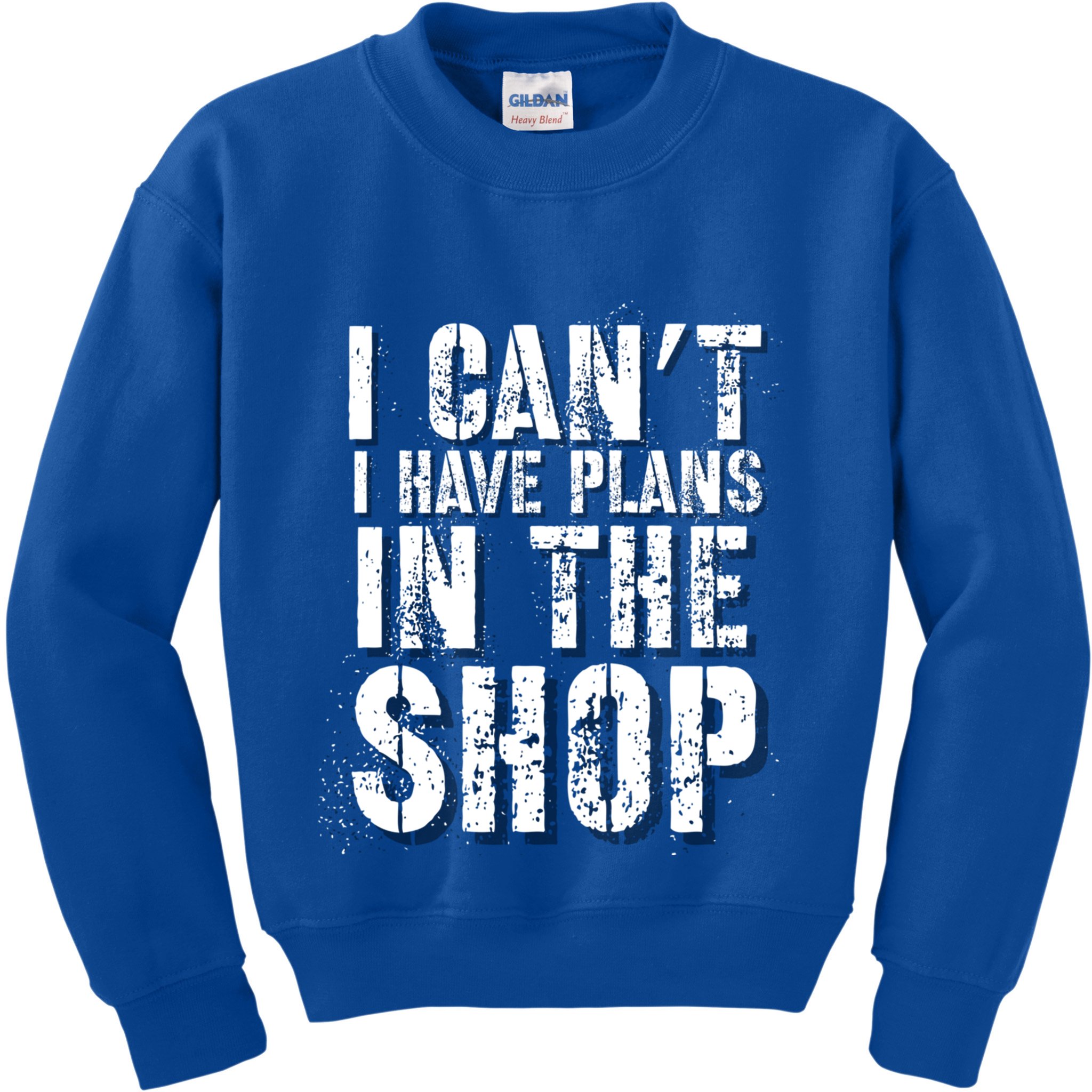 I CanT I Have Plans In The Shop Vintage Weathered Design Gift Kids Sweatshirt