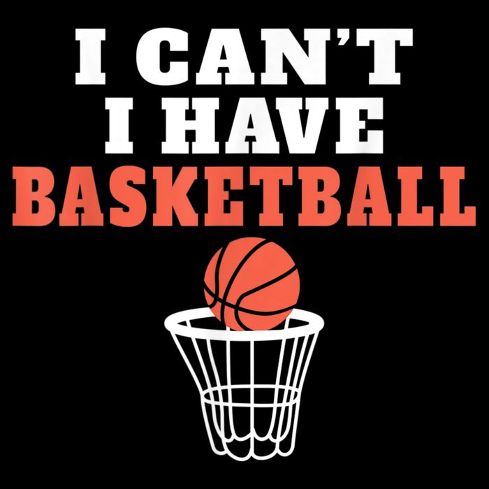 I Cant I Have Basketball Women's Crop Top Tee