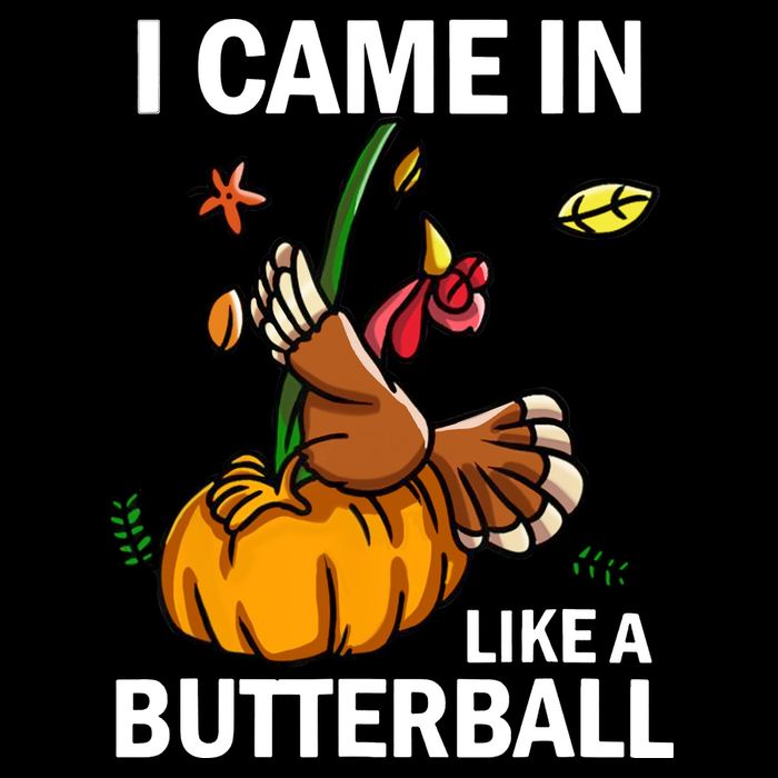 I Came In Like A Butterball Drawstring Bag