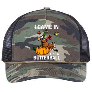 I Came In Like A Butterball Retro Rope Trucker Hat Cap