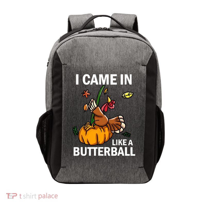 I Came In Like A Butterball Vector Backpack