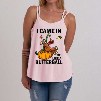 I Came In Like A Butterball Women's Strappy Tank