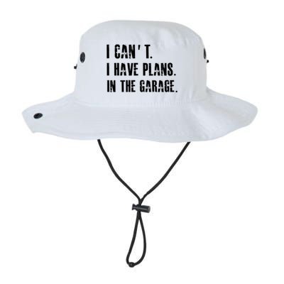 I Cant I Have Plans In The Garage Mechanic Car Cool Gift Legacy Cool Fit Booney Bucket Hat