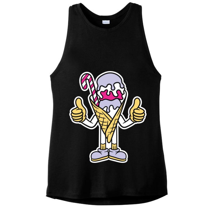 Ice Cream Ladies PosiCharge Tri-Blend Wicking Tank