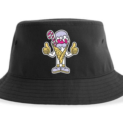 Ice Cream Sustainable Bucket Hat