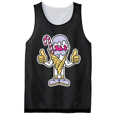 Ice Cream Mesh Reversible Basketball Jersey Tank