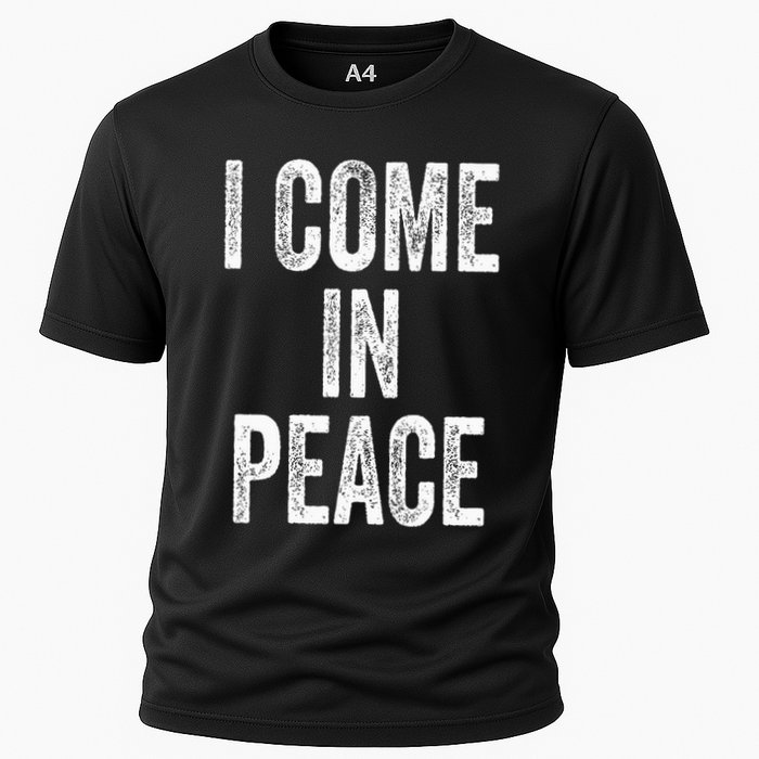 I COME IN PEACE  I'M PEACE Funny Couple's Matching Cooling Performance Crew T-Shirt