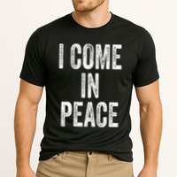 I COME IN PEACE  I'M PEACE Funny Couple's Matching Cooling Performance Crew T-Shirt