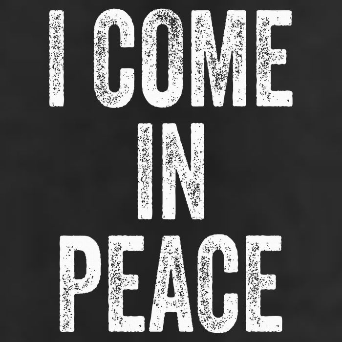 I COME IN PEACE  I'M PEACE Funny Couple's Matching 11oz C Handle Ceramic Mug