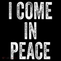 I COME IN PEACE  I'M PEACE Funny Couple's Matching Mesh Reversible Basketball Jersey Tank