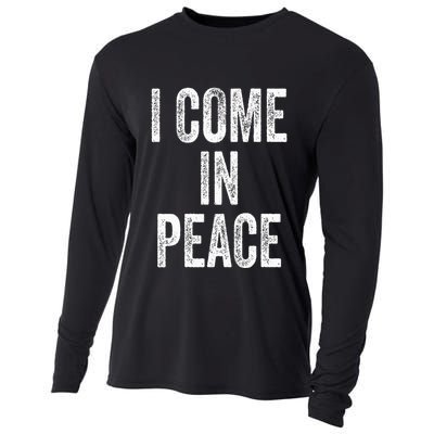 I COME IN PEACE  I'M PEACE Funny Couple's Matching Cooling Performance Long Sleeve Crew