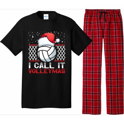 I Call It Volleymas Sport Lover Merry Xmas Christmas Day Gift Pajama Set